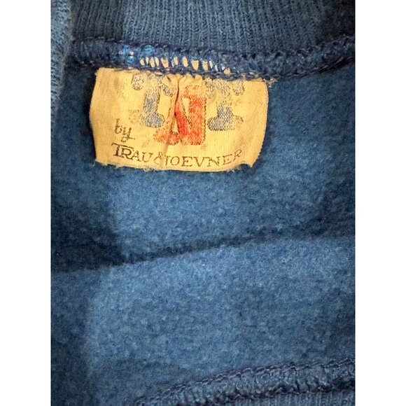 Vintage 80's Yale University TNT Crewneck Sweatshirt Blue Men's Size XS - Picture 6 of 6
